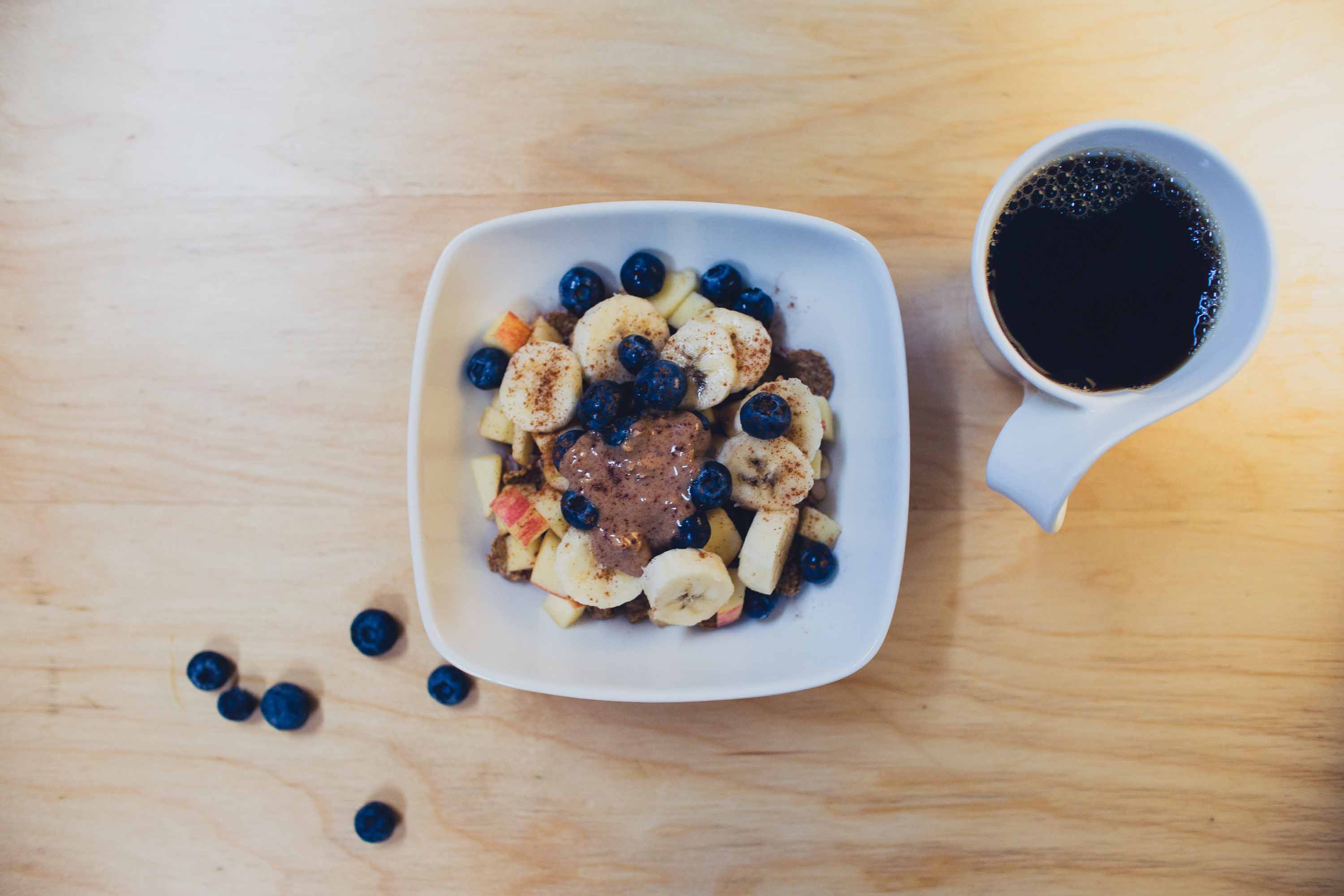 BILBERRY WITH BANANA AND PEACH